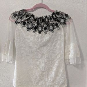 WHITE BLOUSE FROM TAIWAN